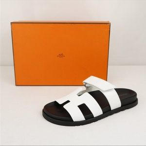 New in Box Hermes White Chypre
Sandals Calfskin Women's EU 39 222100Z